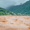 Lũ trên sông Gâm đoạn qua huyện Bảo Lâm vượt mức báo động 3. (Ảnh minh họa: Bảo Chung/TTXVN phát)