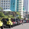 Môtô và xe Jeep diễu hành quảng bá Du lịch biển Nha Trang