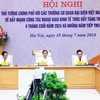 Thủ tướng Phạm Minh Chính chủ trì Hội nghị đẩy mạnh công tác ngoại giao kinh tế. (Ảnh: Dương Giang/TTXVN)