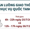 Phương án phân luồng xe tải và xe chở khách trong thời gian Quốc tang