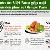 Hai món ăn Việt Nam được phục vụ tại Olympic Paris 2024