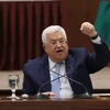 Tổng thống Palestine Mahmoud Abbas phát biểu tại một cuộc họp ở thành phố Ramallah, Bờ Tây. (Ảnh: ANI/TTXVN)