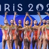 Đội tuyển Bơi nghệ thuật Pháp tại Olympic Paris. (Nguồn: The Atlantic)