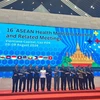 Các đại biểu chụp ảnh chung tại Hội nghị Bộ trưởng Y tế ASEAN 2024. (Ảnh: TTXVN phát)