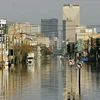 Bão Katrina gây ngập lụt tại New Orleans. (Nguồn: CBS News)