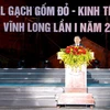 Phó Thủ tướng Hồ Đức Phớc phát biểu tại lễ khai mạc. (Ảnh: Lê Thúy Hằng/TTXVN)