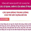 Sắp xếp các cơ quan, đơn vị của Đảng ở Trung ương 