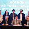 Lễ ký kết giữa các doanh nghiệp tham gia chuyển đổi số trong ngành du lịch tại Hội nghị chuyển đổi số du lịch Quảng Ninh. (Ảnh: Đức Hiếu/TTXVN)
