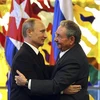 Tổng thống Nga Vladimir Putin tiếp Chủ tịch Cuba Raul Castro