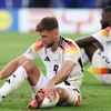 Nỗi buồn của các cầu thủ Đức sau tiếng còi kết thúc trận đấu. (Nguồn: Getty Images)