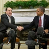Tổng thống Mỹ Barack Obama hội đàm với Thủ tướng Iraq Nouri al-Malik. (Nguồn: AP)