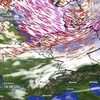 Video bão với tốc độ giật tới 180km/h tràn vào châu Âu