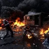 Chùm ảnh thủ đô Kiev của Ukraine như bãi chiến trường