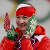 VĐV Domracheva được trao danh hiệu “Anh hùng Belarus” 