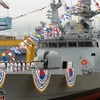 Hải quân Hàn Quốc đón tàu khu trục thứ 15. (Nguồn: navaltoday.com)