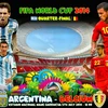 [Infographics] Hành trình đến vòng tứ kết của Argentina và Bỉ