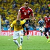 Camilo Zuniga xin lỗi Neymar sau pha vào bóng thô bạo