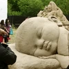 [Photo] Liên hoan điêu khắc trên cát Quốc tế diễn ra ở Palanga