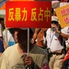 Hong Kong bùng nổ biểu tình lớn chống chiếm lĩnh "phố Wall"