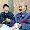 Cặp vợ chồng cao tuổi nhất thế giới với tổng số tuổi 217