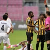 Cận cảnh đội tuyển Myanmar bất lực trước 10 cầu thủ Malaysia