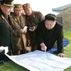 Nhà lãnh đạo Triều Tiên Kim Jong-un chỉ đạo tập trận quy mô lớn