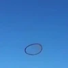 Vòng tròn đen bí hiểm xuất hiện trên bầu trời Kazakhstan
