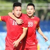 Thanh Bình mở đầu cho chiến thắng đậm của U23 Việt Nam. (Nguồn: TTVH)
