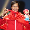 Nguyễn Tiến Nhật là người giành huy chương vàng đầu tiên cho Việt Nam. (Ảnh: Quốc Khánh/TTXVN)