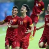 U23 Việt Nam đang nắm ưu thế rất lớn. (Ảnh: Quốc Khánh/TTXVN)