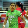 Nữ vận động viên người Indonesia Aprilla Santini Manganang. (Nguồn: straitstimes)