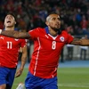 Vidal lập cú đúp nhưng Chile chỉ có được 1 điểm. (Nguồn: Getty Images)