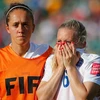 Laura Bassett đã khóc sau khi đá phản lưới nhà. (Nguồn: Getty Images)