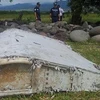 Mảnh vỡ nghi là của máy bay MH370. (Nguồn: Daily Mail)