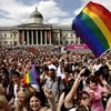 Hơn 750.000 người đã tham gia cuộc diễu hành của người đồng tính tại London năm nay, một con số lớn hơn rất nhiều nếu so với Uganda. (Nguồn: Reuters)