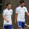 Pedro sát cánh cùng Fabregas trong màu áo Chelsea. (Nguồn: Chelseafc)