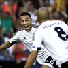 Valencia đặt 1 chân vào vòng bảng Champions League. (Nguồn: AFP/Getty Images)