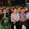 Kiều bào tham dự chương trình “Xuân Quê hương 2015-Tổ quốc vinh quang” hồi đầu năm. (Ảnh: Thanh Vũ​/TTXVN)