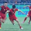 Tuyển Việt Nam tăng 1 bậc trên bảng xếp hạng FIFA. (Ảnh: Minh Chiến/Vietnam+)