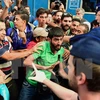 Người di cư tại nhà ga Keleti ở Budapest, Hungary ngày 1/9. (Nguồn: AFP/TTXVN)