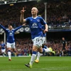 Steven Naismith mang chiến thắng về cho Everton. (Nguồn: Getty Images)