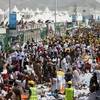 Cảnh hỗn độn sau vụ giẫm đạp kinh hoàng ờ Thánh địa Mecca. (Nguồn: AP)