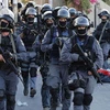 Lực lượng cảnh sát Israel tại thánh đường Al-Aqsa ở Jerusalem. (Nguồn: worldbulletin)