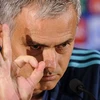 HLV Jose Mourinho tại buổi họp báo trước trận đấu. (Nguồn: AP)