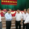 Phó Thủ tướng Chính phủ Vũ Văn Ninh tiếp xúc cử tri tỉnh Nam Định. (Ảnh: Văn Đạt/TTXVN)
