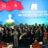 Ban Chấp hành Đảng bộ Đồng Nai khóa X ra mắt ra mắt tại đại hội. (Ảnh: Sỹ Tuyên​/TTXVN)