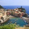 Vernazza, một trong năm ngôi làng ở Cinque Terre, Tây Bắc Italy. (Nguồn: In Stock)