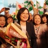Thủ lĩnh Đảng Dân Tiến Đài Loan (DPP) đối lập, bà Thái Anh Văn tại Tokyo. (Nguồn: CNA) 