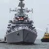 Tàu khu trục INS Trikand của Ấn Độ. (Nguồn: siasat.com)