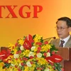 Tổng Giám đốc TTXVN Nguyễn Đức Lợi phát biểu tại lễ kỷ niệm. (Ảnh: An Hiếu/TTXVN)